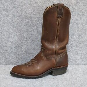 Chippewa Oil Resistant Leather Cowboy Vintage Men's Boots Size 7.5 D